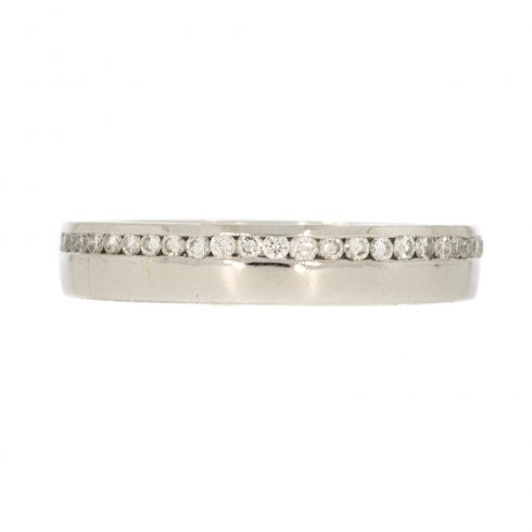 Vintage Platinum Diamond 5mm Eternity Ring