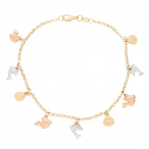 Vintage Seaside Charm Bracelet