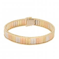 Vintage Three-Colour Gold Bracelet