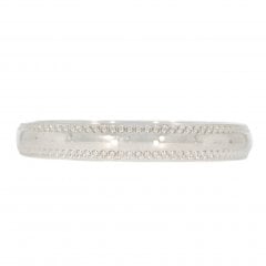 Vintage White Gold Wedding Band
