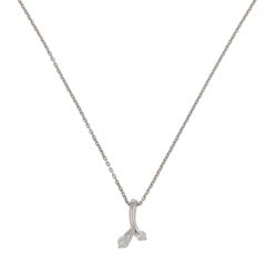 White Gold Diamond Drop Pendant