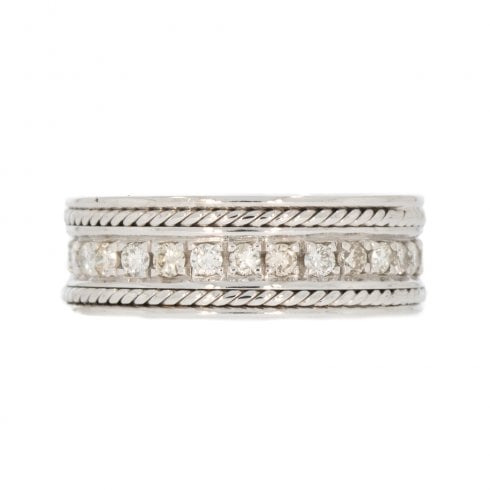 White Gold Diamond Full Eternity Ring