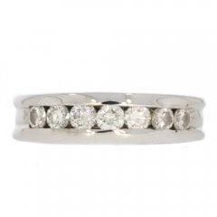 White Gold Diamond Half Eternity Ring