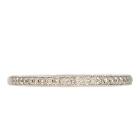 White Gold Diamond Half Eternity Ring