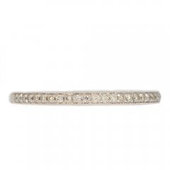 White Gold Diamond Half Eternity Ring