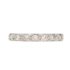 White Gold Diamond Half Eternity Ring