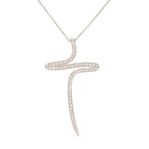 White Gold Diamond Pendant