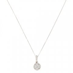 White Gold Diamond Pendant