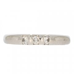 White Gold Diamond Set Wedding Band