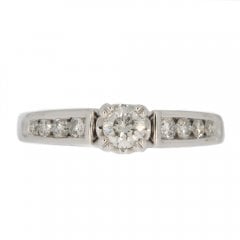 White Gold Diamond Solitaire