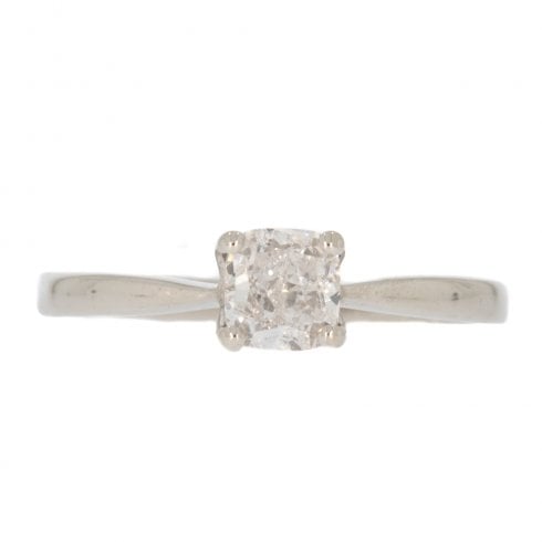 White Gold Diamond Solitaire Ring