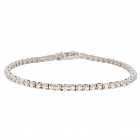 White Gold Tennis Bracelet